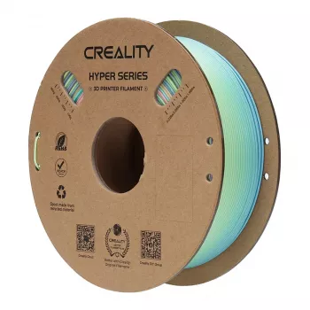 Filamento para impresión 3D Creality PLA 1,75 mm, 1 kg – azul/verde/rosa (Creality 3301010424)