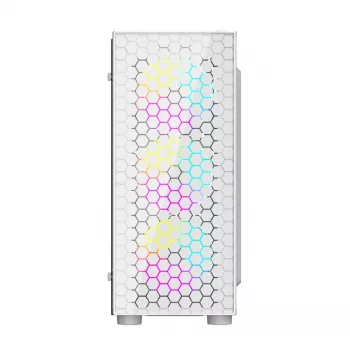 Caja de ordenador gaming Fornax 500, blanca