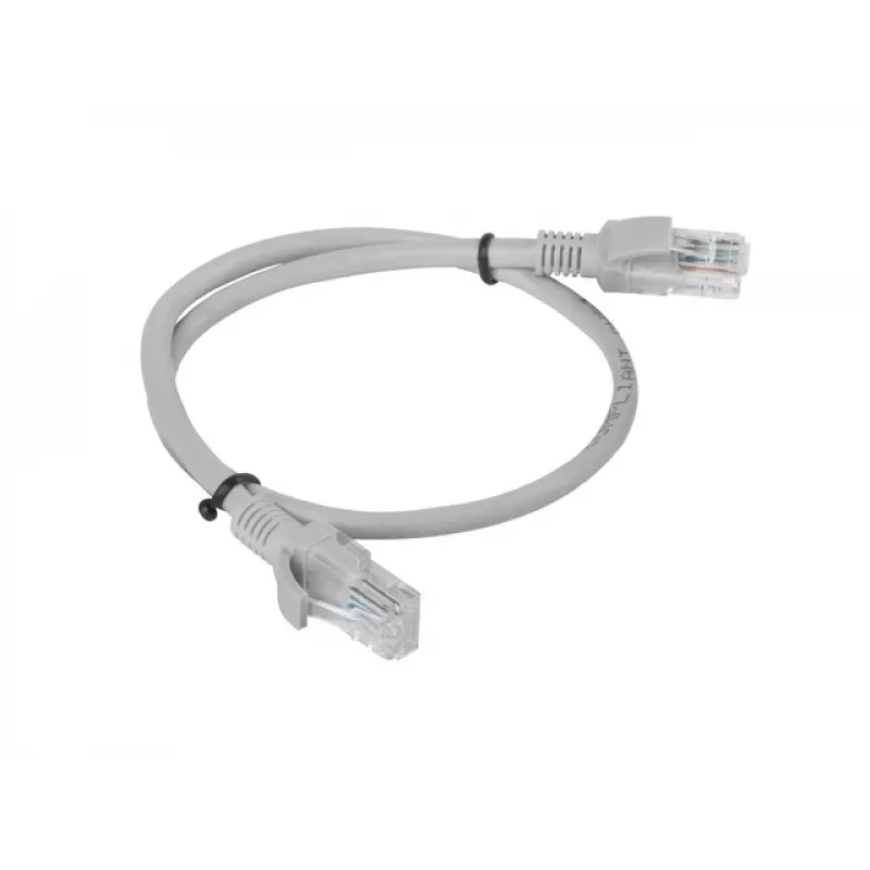 Cable de red Lanberg PCU6-10CC-0050-S RJ-45 Cat6 0,5 m gris