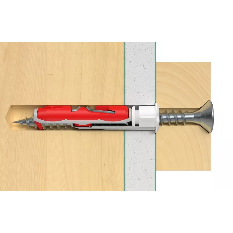 Taco con tornillo / taco de pared Fischer 537258 50 uds. set de tornillos y tacos 50 mm