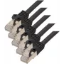 Cable de red negro Cat7 S/FTP ShiverPeaks 75515-S-SET5 5 m