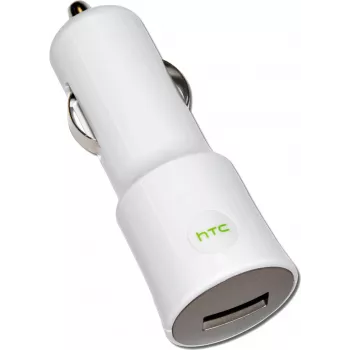 HTC cargador de coche CC C120, USB, 1000mA, blanco, a granel (CC C120)
