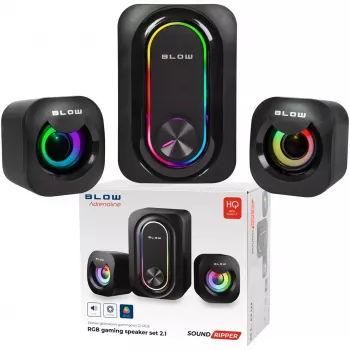 Altavoces gaming para ordenador 2.1 con subwoofer