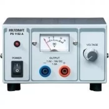 Fuente de alimentación de sobremesa Voltcraft PS-1152A, DC 1,5–15 V, máx. 1,5 A, 22,5 W