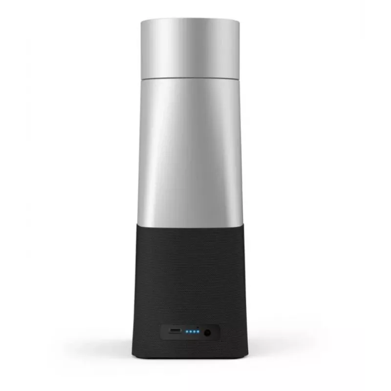 Philips PSE0550 SmartMeeting cámara portátil 4K para videoconferencias con micrófono integrado, 30 fps, USB, negro/plateado