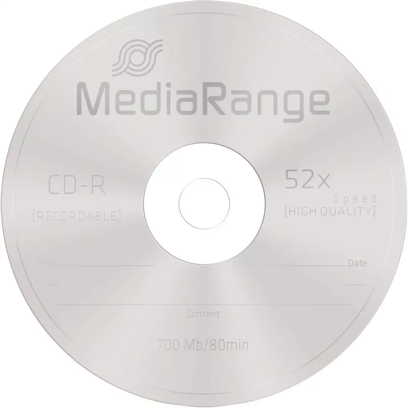 CD-R MediaRange MR214 700 MB 52x 10 uds.