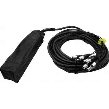 Stagebox Omnitronic MUS-820 20 m cable multicore de 8 canales