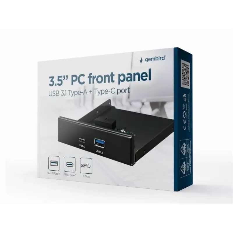 Accesorio frontal para caja 3.5 PANEL/USB 2P FDI3-U3C-01 Gembrid