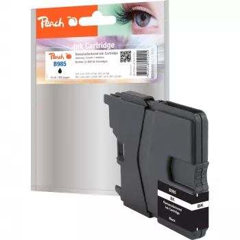 Cartucho de tinta Peach PI500-45 1 ud. Alto (XL) rendimiento negro