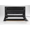 Caso | Envasadora al vacío de barra | GourmetVAC 380 | Potencia 160 W | Control de temperatura | Plata
