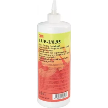 3M Lub-P lubricante para cables - lubricante de alta temperatura - 950 ml - botella - rojo - amarillo - 45 °C - ideal para su uso en aplicaciones industriales y de suministro eléctrico (FE-5100-