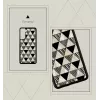 Funda protectora iKins para Samsung Galaxy S21+ — patrón pirámides, negra