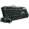 YY Cooler Master Teclado gamer de sobremesa Devastator 3 [DE] negro mono RGB versión revisada