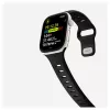 Correa para reloj Nomad Tempo Band negra de goma — 20 mm de ancho, compatible con muñecas de 155–193 mm