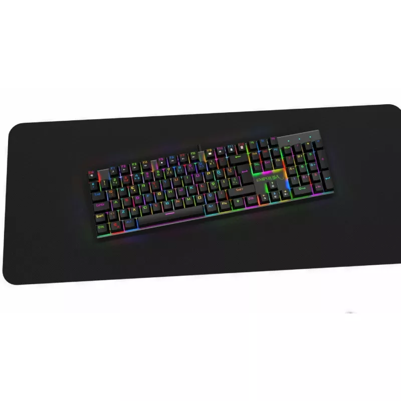 Teclado gaming Incase IKG-443 mecánico, RGB, distribución alemana