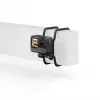 Placa de montaje GoPro cámaras HERO soporte flexible Grip negro plástico