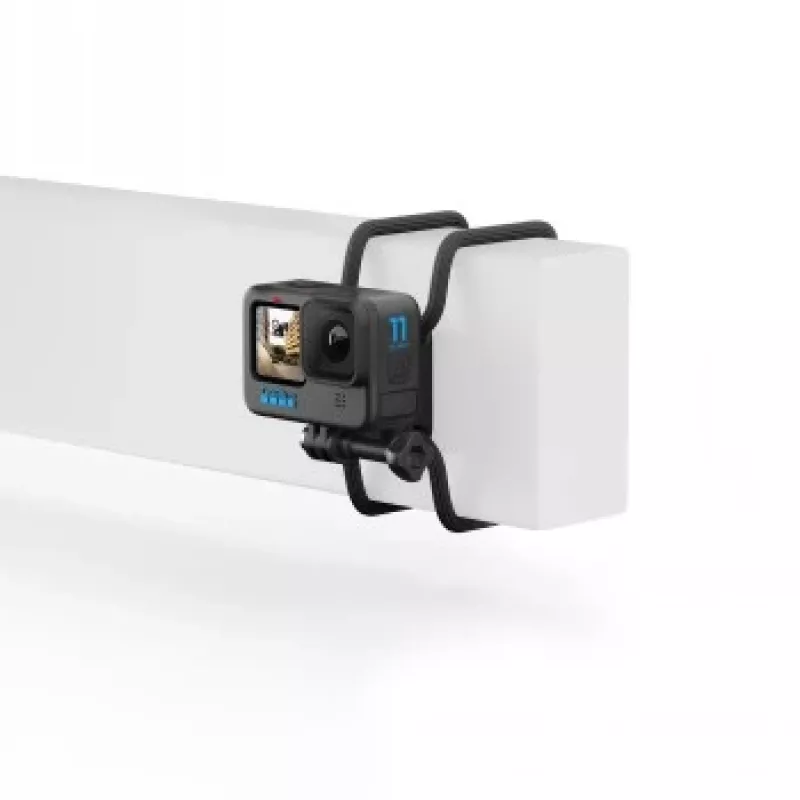 Placa de montaje GoPro cámaras HERO soporte flexible Grip negro plástico
