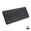 Logitech Signature K650 Teclado inalámbrico, Bluetooth 5.1, QWERTZ, suizo (CH), grafito (920-010912)