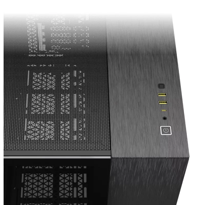 Caja de PC Corsair CC-9011287-WW Midi-Tower Aluminio, Negro