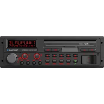 Blaupunkt Bremen SQR 46 DAB Radio para coche Sintonizador DAB+, Manos libres Bluetooth®, Diseño retro (2001018000000)