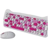 Conjunto de teclado y ratón inalámbricos CANYON HSET-W6 Pink Kitty Edition