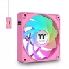 Ventilador THERMALTAKE CT140 EX Reverse ARGB Sync 140 mm, 500–1800 RPM, rosa, 3 unidades
