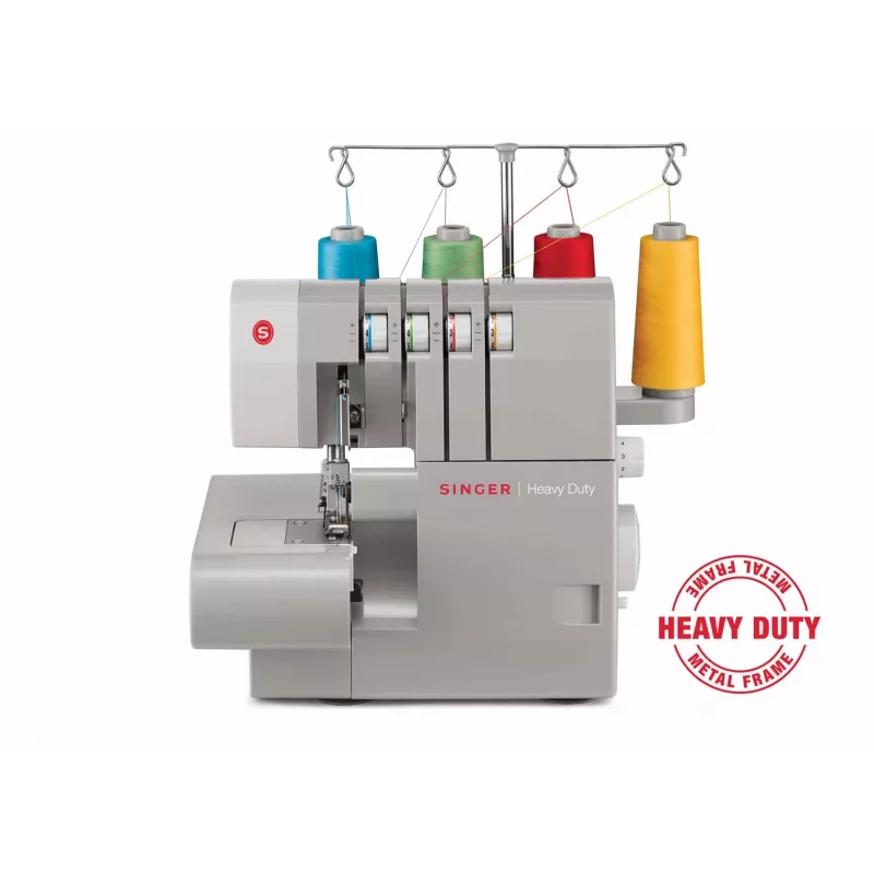 Máquina de coser overlock SINGER 14HD854 Heavy Duty eléctrica 120 W gris
