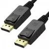 Cable DisplayPort Unitek Y-C609BK — 3 m, conector macho a conector macho, negro