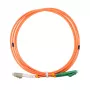 Patchcord Extralink LC/UPC - LC/APC Multimodo OM2 Dúplex 3 mm 2 m