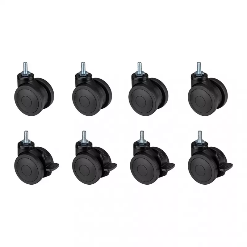 Ruedas giratorias con freno OPLITE para GTR S8/S8 Elite negro retail (OP-CW)
