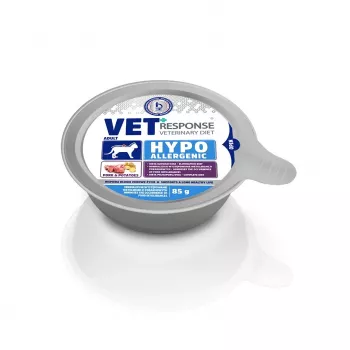 VET RESPONSE Hipoalergénico Cerdo - Comida húmeda para gatos - 85 g