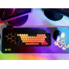 TRACER GameZone Hexy1 RGB alfombrilla para ratón y teclado, 80 x 30 x 0,4 cm, negra