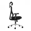 Silla de oficina giratoria mark adler Manager 3.3 negra — diseño ergonómico, base giratoria