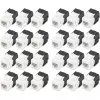 Digitus CAT 6 Keystone Jack no apantallado 24 uds. Plano Negro Blanco RJ-45