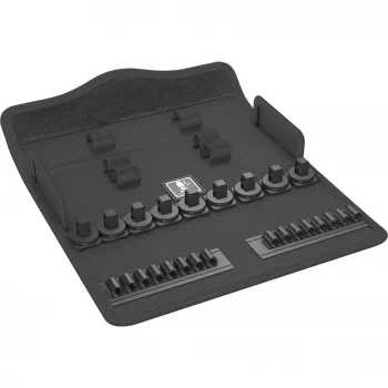 9462 caja textil para 8003 Zyklop B 29, vacía (negra, para juego de carracas y llaves de vaso)
