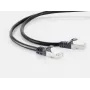 Cable de parcheo Ethernet ShiverPeaks CAT 7 0,25 m S/FTP, negro