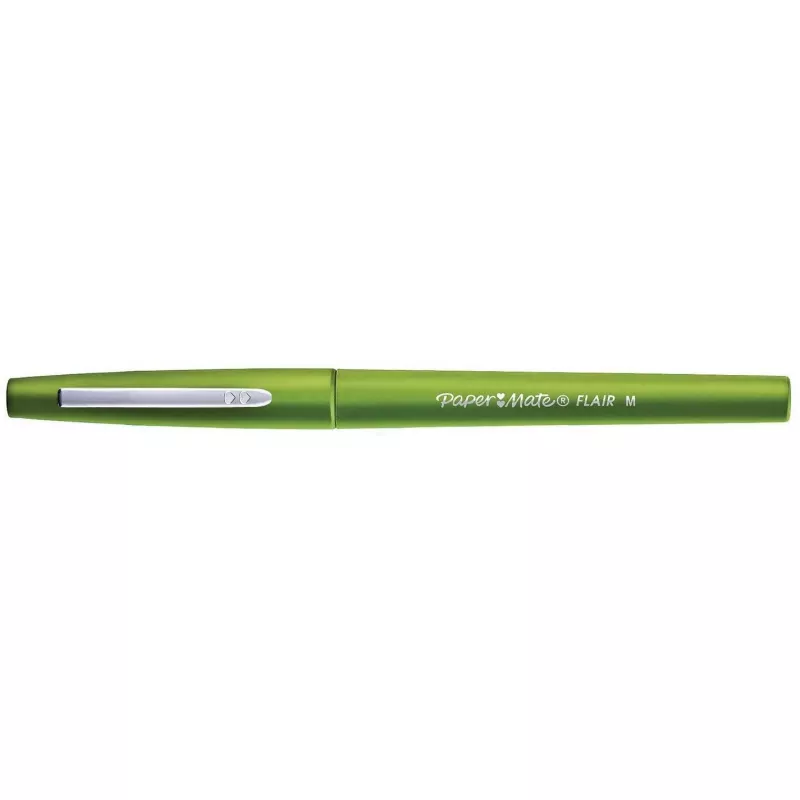 Rotulador Papermate Flair Original medio azul verde naranja rosa