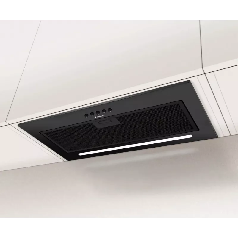 Amica OMC6271B campana extractora integrable, 55 cm, 176 m3/h, 65 dB, 3 velocidades, iluminación LED, negra