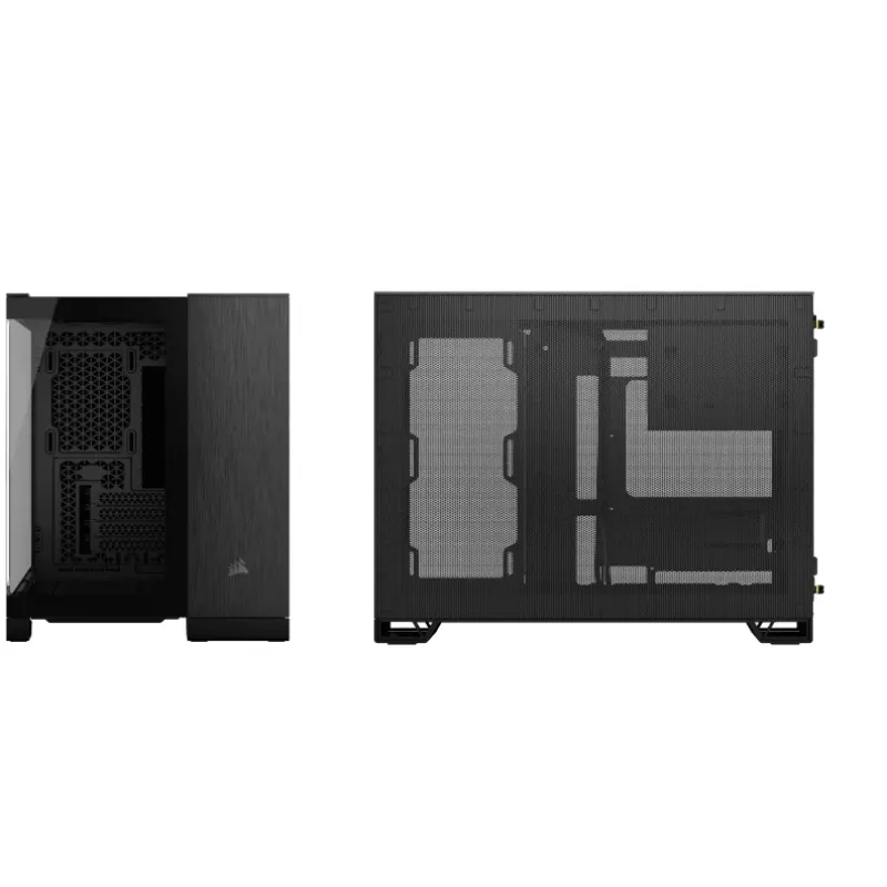 Caja de PC Corsair CC-9011287-WW Midi-Tower Aluminio, Negro