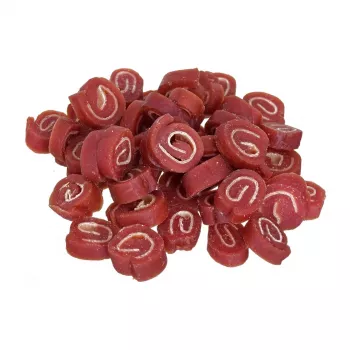 Snacks para perros PETITTO Sushi con pescado y pato 500 g — snacks de entrenamiento blandos hipoalergénicos, proteína 26 %, humedad 23 %