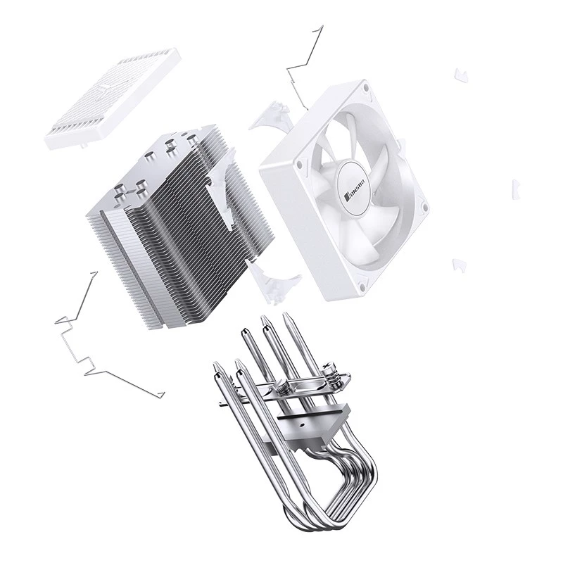 Jonsbo CR-1400 EVO Color disipador de aire para CPU, 92 mm, blanco
