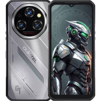 Smartphone OukiTel WP62 5G 6,58 pulgadas 8 GB RAM 256 GB almacenamiento 11000 mAh Plata