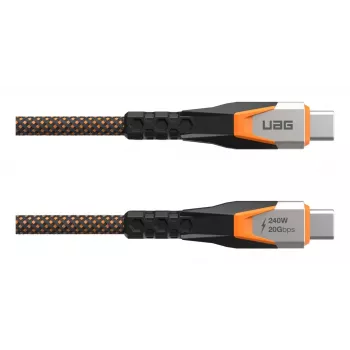 Cable USB-C a USB-C C2G 9B4415114097 USB 3.2 Gen 2x2 0,75 m – negro/naranja