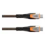 Cable USB-C a USB-C C2G 9B4415114097 USB 3.2 Gen 2x2 0,75 m – negro/naranja