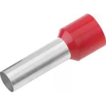 Cimco 187007 terminal tubular 1 mm² parcialmente aislado rojo 100 uds. (187007)