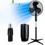Ventilador de pie Extralink Bryza ESF-40D-BL — 40 cm, 3 aspas, 3 velocidades