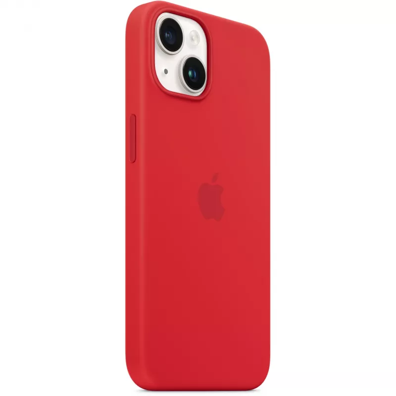 Apple iPhone 14 Funda de silicona con MagSafe, (PRODUCT)Rojo