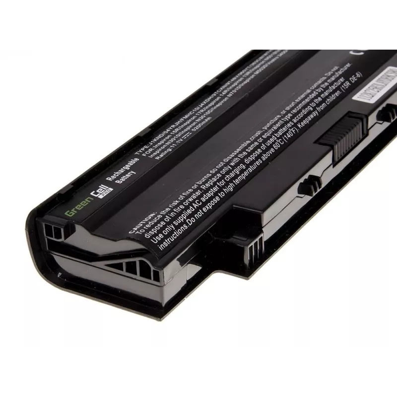Green Cell PRO DE01PRO batería para portátil Dell Inspiron 13R 14R 15R 17R Q15R, Vostro, 11,1 V, 5200 mAh, 6 celdas, Li-Ion, negra