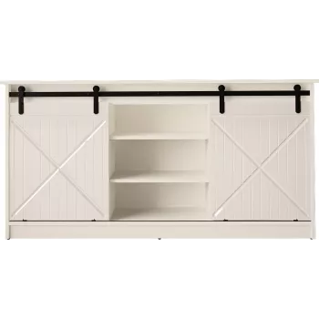 Cómoda 160x80x35 GRANERO blanco/blanco brillante