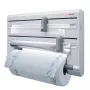 Leifheit 25703 portarrollos de cocina portarrollos de cocina de pared gris, blanco